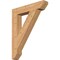 Ekena Millwork Traditional Slat Smooth Bracket, Western Red Cedar, 5 1/2"W x 32"D x 40"H BKT06X32X40TRA06SWR - alternate 1
